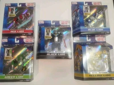 Playmates Netflix 8" Voltron Legendary Defender red blue black yellow green lion - Image 1 of 2