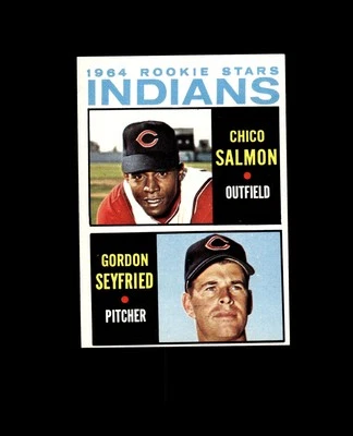 1964 Topps 499 Rookie Stars Chico Salmon/Gordon Seyfried RC EX #D1,458655 - Image 1 of 2