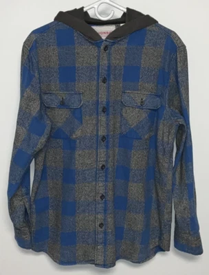 Union Bay Hooded Flannel Shirt Men's Large - Image 1 of 3