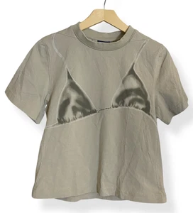 Jacquemus Damen Bikini Oberteil hellbraun T-Shirt (Größe Small) - Bild 1 von 4