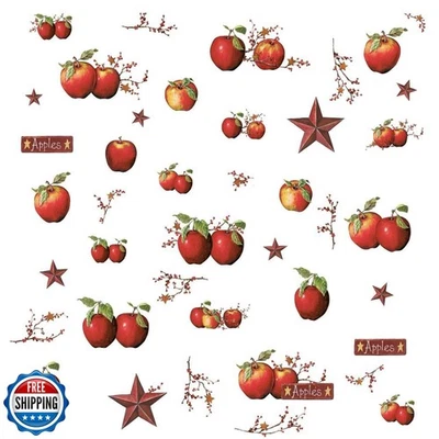 RoomMates RMK1570SCS 乡村苹果去皮贴墙贴花 — 第 1/3 张图片