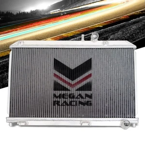 Radiador de 2 filas de aluminio de alto rendimiento Megan Racing para Mazda RX-8 MT 04-08 - Imagen 1 de 3