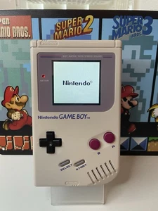 Original Nintendo Game Boy DMG-01 IPS Backlit Screen Upgrade - OEM Grey Shell - Bild 1 von 6