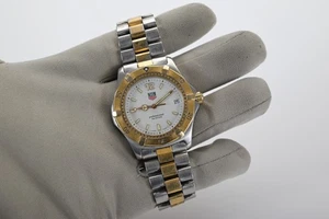 TAG Heuer Classic Professional 2000 WK1120 Gold & Steel 37mm Watch - Picture 1 of 6