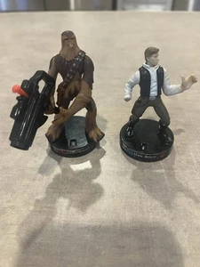 Hasbro Star Wars Attacktix Han Solo & Chewbacca 2005 - Vedi foto - Foto 1 di 7