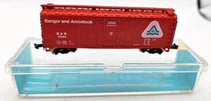 Vintage Atlas N Scale No. 3320 40' Plug Door Boxcar Bangor & Aroostook - Picture 1 of 6