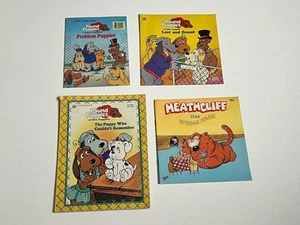 Konvolut 4 alte Pfund Welpen und Heathcliff Bücher - Bild 1 von 6