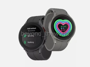 2022 Samsung SM-R920N Galaxy Watch5 Pro Titanium Smartwatch - Picture 1 of 3