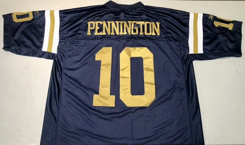 Authentic Reebok - Chad Pennington #10 NY Titans/Jets Throwback Jersey- Size 2XL Cover