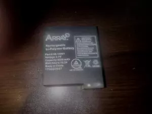 Batería recargable Array 98-10001 para Array de Hampton Smart Lock B0040 – 3,7 V - Imagen 1 de 2