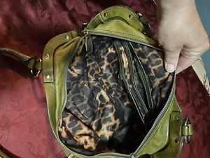 B Makowsky Handbag Green Vintage - Picture 1 of 10