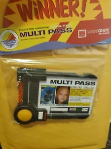 Fifth Element Multi Pass ID Badge Prop Replica Leeloo Dallas 1 to 1 Scale - Bild 1 von 3