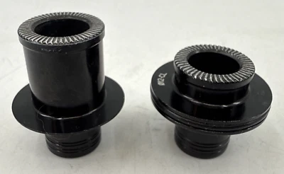 PAIR of HED Cycling 15mm Axle 12mm Thru-Bolt Adapter End Caps - Image 1 of 3