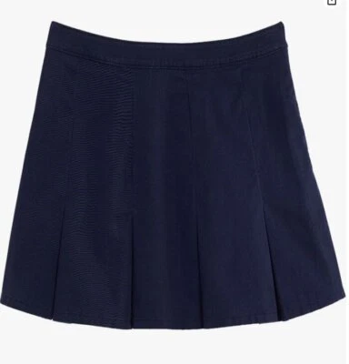 VINEYARD VINES женщин эластичной саржи плиссированные юбки, размер 10, новый с Ярлыками, темно-синий, $98 - Изображение 1 из 4