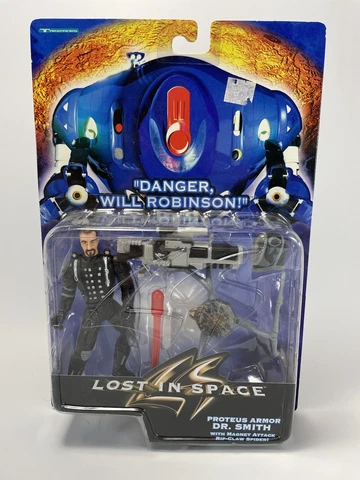 Vintage 1997 Trendmasters Lost in Space Proteus Armor Dr. Smith Figure New MOC Cover