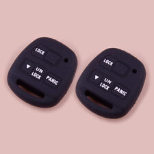 2pcs Black Remote Key Fob Cover Case Fit for Lexus ES GS LS IS RX SC LX Acc