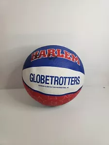 SIGNED AUTOGRAPHED SPALDING NBA BASKETBALL HARLEM GLOBETROTTERS VINTAGE BALL - Picture 1 of 4