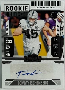 2024 Panini Contenders Football - Tommy Eichenberg - Rookie Ticket Auto #214 - Picture 1 of 2