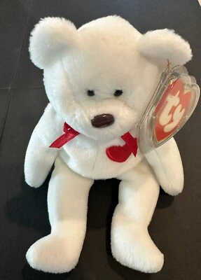 1993 TY Beanie Baby Valentino (retired) With Original 3rd Generation Hang Tag - Image 1 of 3