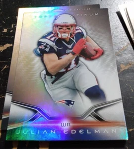 Julian Edelman Going Platinum 2014 Topps Platinum #41 New England Patriots - Imagen 1 de 3