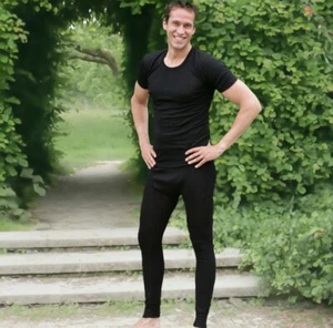 ENGEL Men's Thermal Underwear Long Johns, 70% Organic Merino Wool 30% Silk - Picture 1 of 5