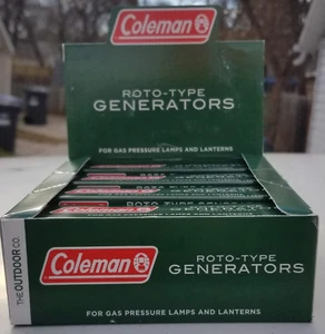 ONE (1) BRAND NEW COLEMAN ROTO TYPE GENERATOR R55 FOR COLEMAN LANTERNS & LAMPS - Foto 1 di 3