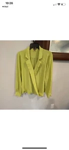 VINCE CAMUTO GREEN top / Blouse size large - Picture 1 of 5