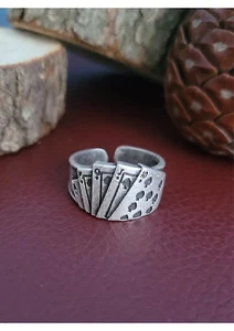 Sapphire Stone Handmade 925 Sterling Silver jewelry Gift For Him Men's Ring - Picture 1 of 10