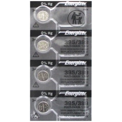 4 PCS 395 Energizer SR927W Watch battery  395/399 SR927SW - Image 1 of 3