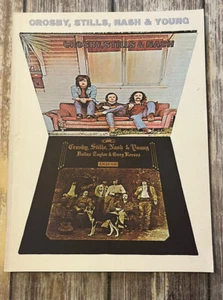 Crosby, Stills, Nash and & Young Deja Vu Book Dallas taylor Greg Reeves Songbook - Picture 1 of 3