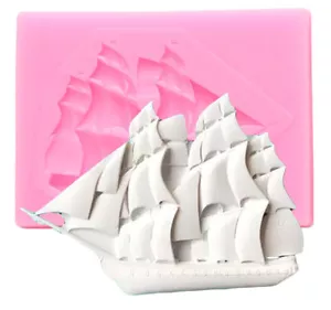 1 Silikonform Segelschiff Fondant Form Abformen Backen Handwerk - Bild 1 von 1