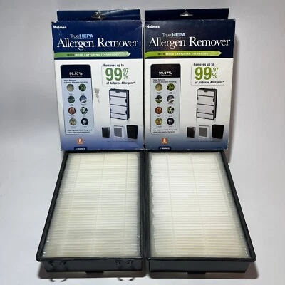 2 filtros Holmes HAPF600M verdadeiro removedor de alérgenos HEPA captura de molde tipo B - Imagem 1 de 4