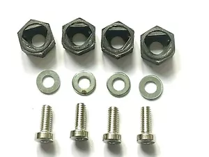 Thunder Tiger Tomahawk Triangle Hex wheel adaptors + Bolts and Washers PD7903 - Picture 1 of 1