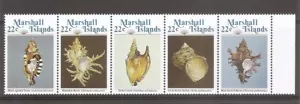 Marshall Islands SC # 69a Sea Shells , Strip Of 5 .MNH - Picture 1 of 1