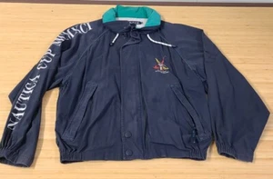 Vintage Nautica World Sailing Championship Spell Out Jacket 90s Size Medium - Picture 1 of 10