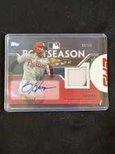 Bryce Harper PPAR-BH 2022 Postseason Performance Auto Relic Red Parallel #/25