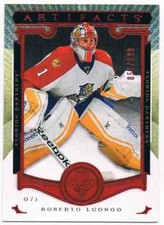 2015-16 UPPER DECK ARTIFACTS RUBY ROBERTO LUONGO 056/399 FLORIDA PANTHERS #42