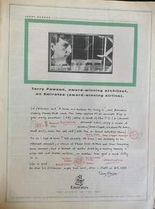 Emirates print ad cut from a 1995 Magazine - Bild 1 von 1
