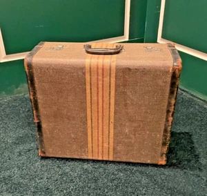 Winship Migrator, braun/gelb Hartschalenkoffer Reisegepäck Antik/Vintage - Bild 1 von 11