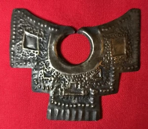 SILVER NOSE-RING. Lambayeque Culture Art. - Picture 1 of 2