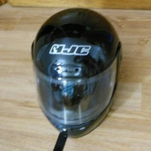 HJC Black Full Face Motorcycle Helmet Size M - Picture 1 of 6