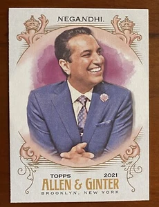 2021 Topps Allen Gunter KEVIN NEGANDHI #219 ESPN Anchor - Picture 1 of 2