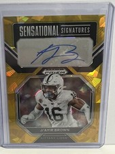 2023 Panini Prizm Draft Picks Sensational Signatures Ji'Ayir Brown AUTO 49ers