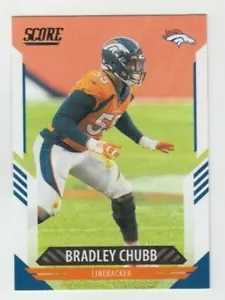 (11) Bradley Chubb 2021 SCORE BASE CARD LOT #222 DENVER BRONCOS - Bild 1 von 1
