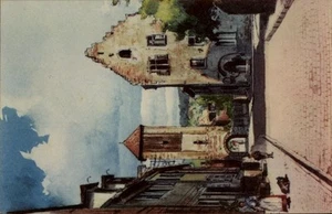 Postal Gelnhausen en Hesse, pintura de una calle con... - 4676865 - Imagen 1 de 2