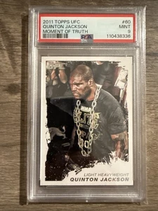 PSA 9  2011 Topps UFC Moment of Truth Quinton Jackson #60 - Picture 1 of 2