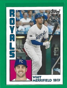 2019 Topps Baseball 35th Anniversary Whit Merrifield #T84-16 Kansas City Royals  - Picture 1 of 2