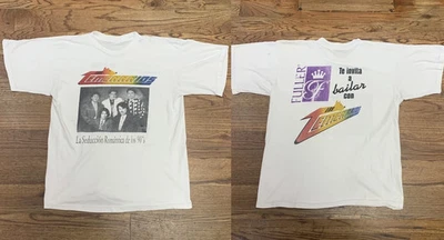 Camisa 2 lados Los Temerarios Banda Fuller Blanca Algodón Unisex Algodón Talla Completa Foto 1 de 4