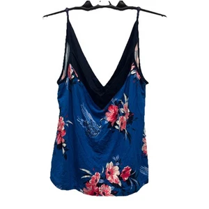 NWT Size XS Soma Cool Nights V Neck Cami Take Flight Ceramic Blue - Picture 1 of 3