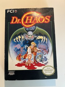 Dr Chaos Nintendo NES Video Game Cart and Box (Good Condition)